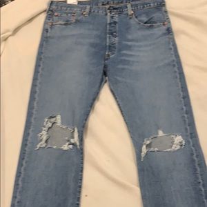 Levi 501 Original 38 x 32 Stretch